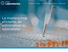 Tablet Screenshot of coyalaboratorios.com.ar