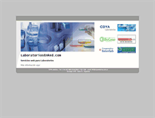 Tablet Screenshot of coyalaboratorios.net